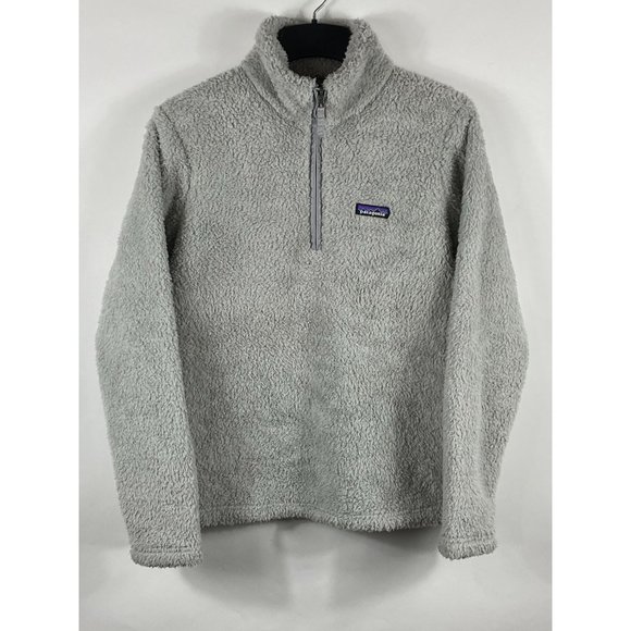 Patagonia Sweaters - Patagonia Los Gatos Fuzzy Quarter Zip Pullover Sweater Grey Size Large D164
